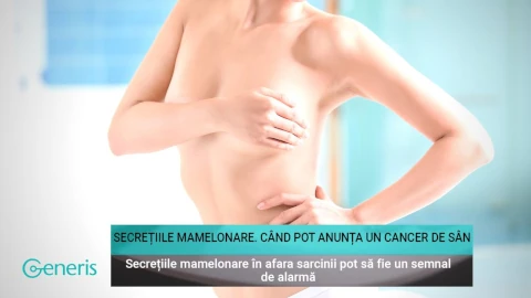 Secretiile mamelonare Cand pot anunta un cancer de san